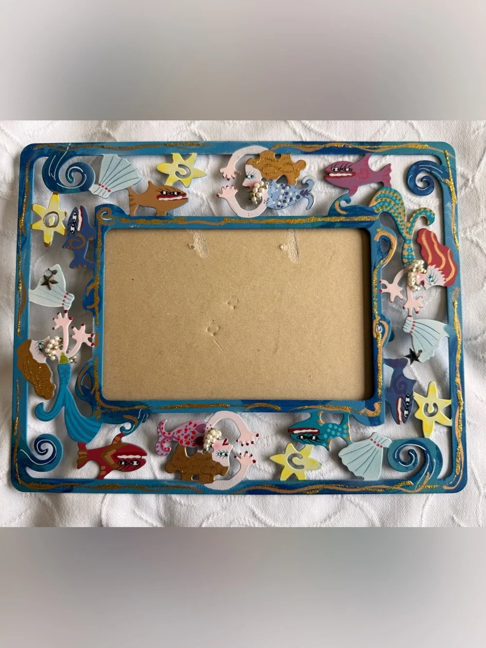 Karen Rossi Fanciful Flights Under The Sea Mermaid Metal Picture Frame